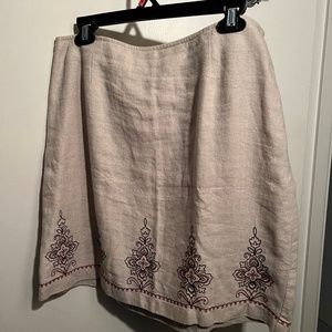 Ann Taylor Linen Skirt